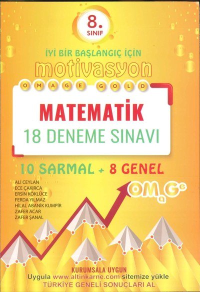 İYİ BİR BAŞLANGIÇ İÇİN MOTİVASYON MATEMATİK 18 DENEME SINAVI