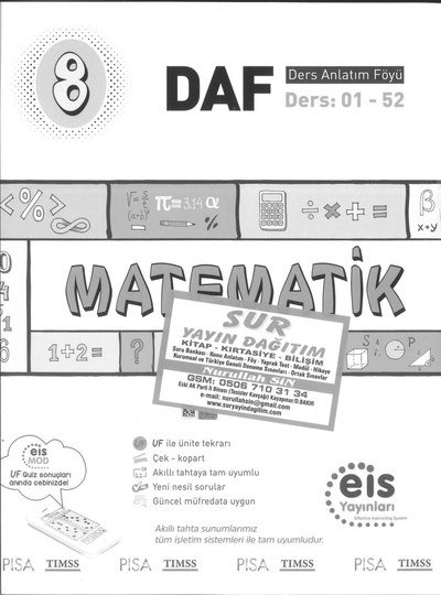 MATEMATİK DERS ANLATIM FÖYÜ