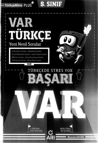 VAR TÜRKÇE BAŞARI VAR Fenomen Fotokopi - YKS - KPSS - ALES