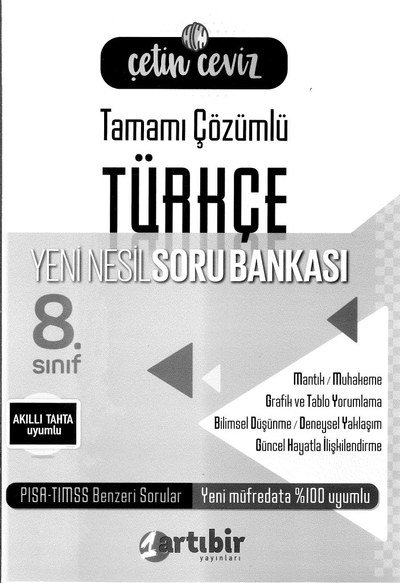 TAMAMI ÇÖZÜMLÜ TÜRKÇE YENİ NESİL SORU BANKASI