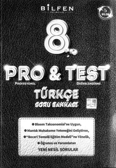PRO & TEST TÜRKÇE SORU BANKASI Fenomen Fotokopi - YKS - KPSS - ALES