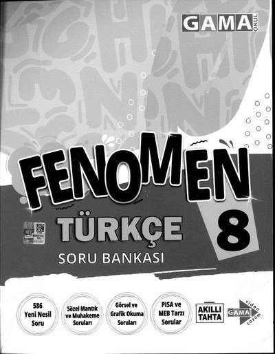 FENOMEN TÜRKÇE SORU BANKASI Fenomen Fotokopi - YKS - KPSS - ALES