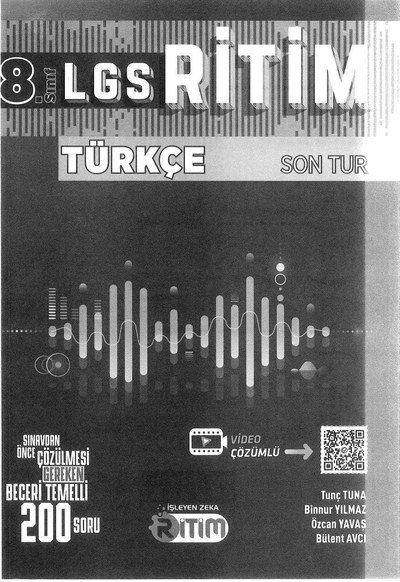 LGS RİTİM TÜRKÇE SON TUR Fenomen Fotokopi - YKS - KPSS - ALES