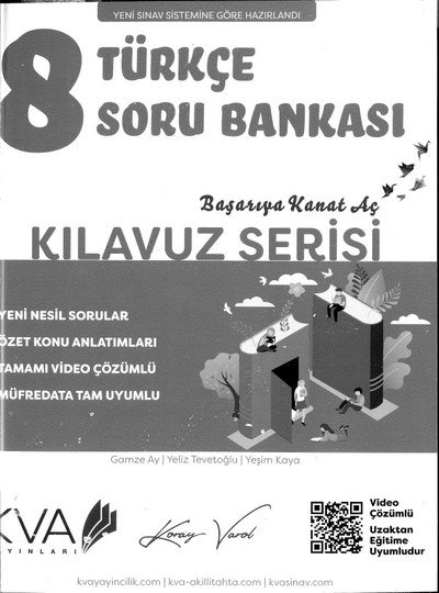 TÜRKÇE SORU BANKASI KILAVUZ SERİSİ