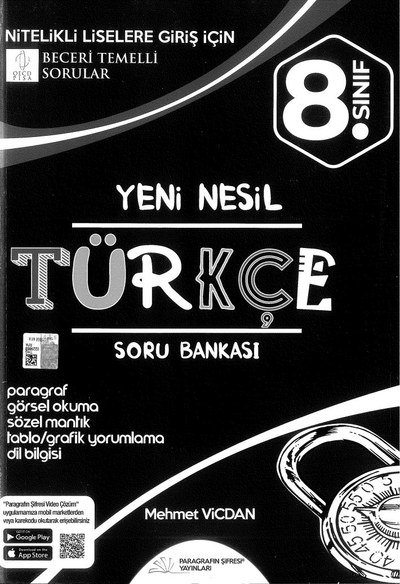 YENİ NESİL TÜRKÇE SORU BANKASI Fenomen Fotokopi - YKS - KPSS - ALES