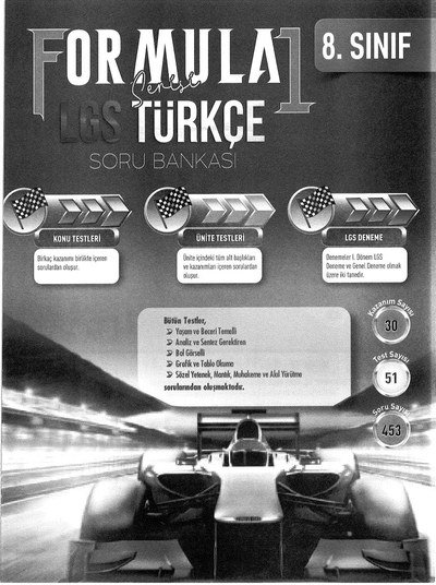 FORMULA 1 LGS TÜRKÇE SORU BANKASI