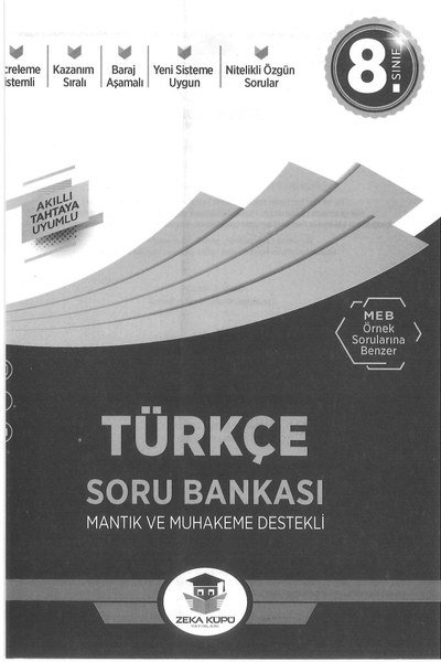 TÜRKÇE SORU BANKASI MANTIK VE MUHAKEME DESTEKLİ