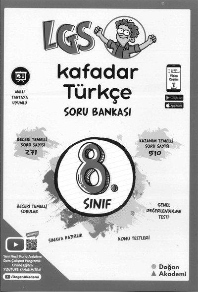 LGS KAFADAR TÜRKÇE SORU BANKASI