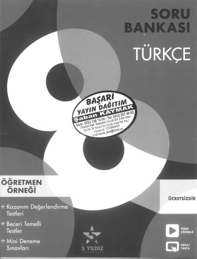 SORU BANKASI TÜRKÇE Fenomen Fotokopi - YKS - KPSS - ALES