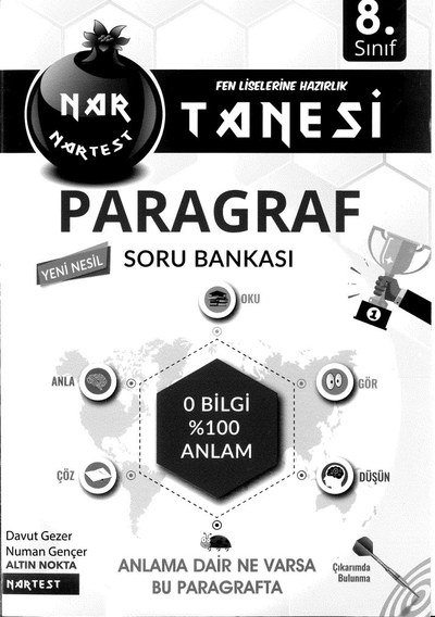 PARAGRAF SORU BANKASI 0 BİLGİ %100 ANLAM Fenomen Fotokopi - YKS - KPSS - ALES