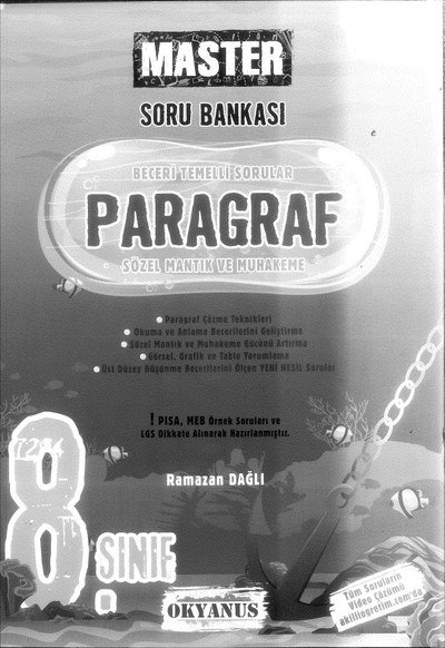 MASTER SORU BANKASI PARAGRAF SÖZEL MANTIK VE MUHAKEME Fenomen Fotokopi - YKS - KPSS - ALES