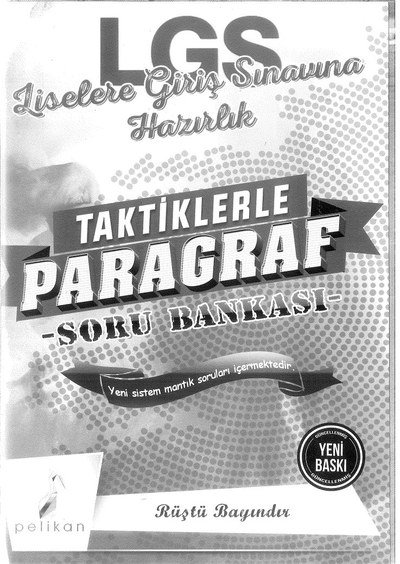 LGS LİSELERE GİRİŞ SINAVINA HAZIRLIK PARAGRAF SORU BANKASI Fenomen Fotokopi - YKS - KPSS - ALES
