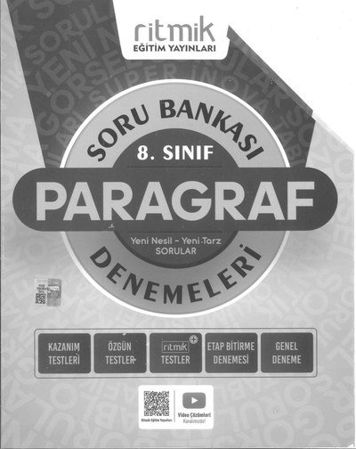 SORU BANKASI PARAGRAF DENEMELERİ YENİ NESİL SORULAR Fenomen Fotokopi - YKS - KPSS - ALES