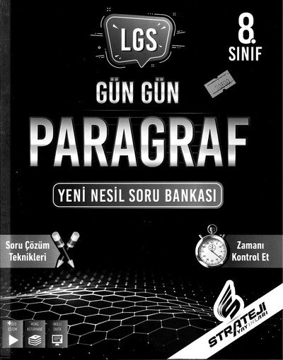 LGS GÜN GÜN PARAGRAF YENİ NESİL SORU BANKASI Fenomen Fotokopi - YKS - KPSS - ALES