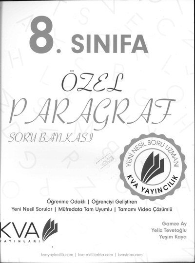 ÖZEL PARAGRAF SORU BANKASI Fenomen Fotokopi - YKS - KPSS - ALES