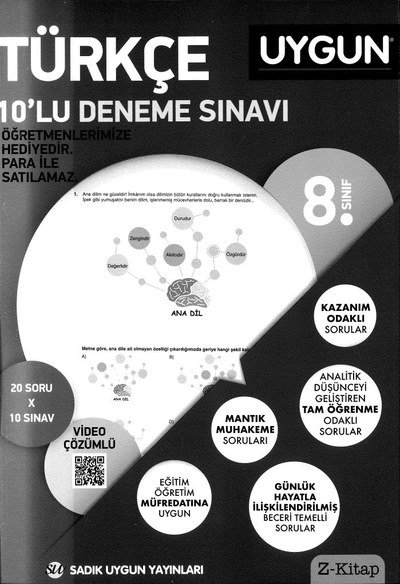 TÜRKÇE 10'LU DENEME SINAVI