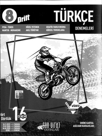 TÜRKÇE DENEMELERİ DRİFT 16 DENEME Fenomen Fotokopi - YKS - KPSS - ALES