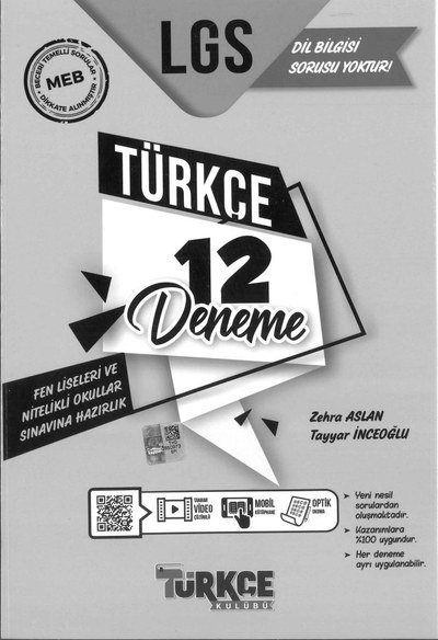LGS TÜRKÇE 12 DENEME