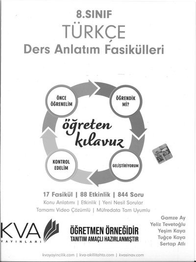 TÜRKÇE DERS ANLATIM FASİKÜLLERİ Fenomen Fotokopi - YKS - KPSS - ALES
