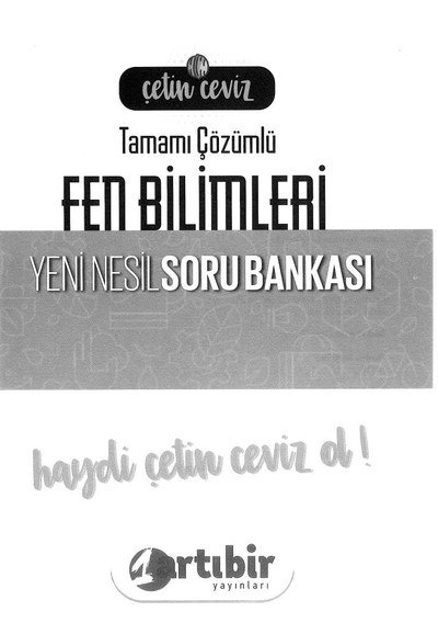 TAMAMI ÇÖZÜMLÜ FEN BİLİMLERİ YENİ NESİL SORU BANKASI Fenomen Fotokopi - YKS - KPSS - ALES