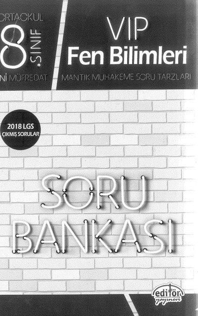 VIP FEN BİLİMLERİ SORU BANKASI