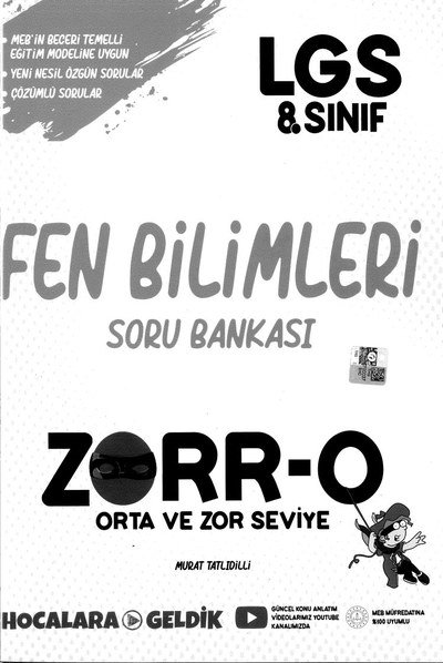 FEN BİLİMLERİ SORU BANKASI ZORR-O Fenomen Fotokopi - YKS - KPSS - ALES