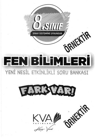 FEN BİLİMLERİ YENİ NESİL ETKİNLİKLİ SORU BANKASI FARK VAR
