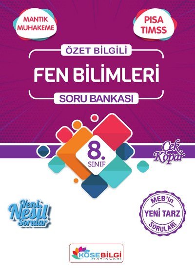 ÖZET BİLGİLİ FEN BİLİMLERİ SORU BANKASI Fenomen Fotokopi - YKS - KPSS - ALES