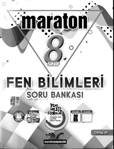 MARATON FEN BİLİMLERİ SORU BANKASI Fenomen Fotokopi - YKS - KPSS - ALES