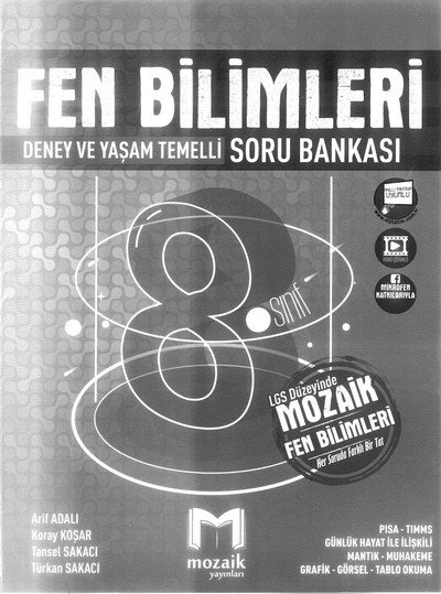 FEN BİLİMLERİ DENEY VE YAŞAM TEMELLİ SORU BANKASI Fenomen Fotokopi - YKS - KPSS - ALES