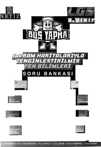 BOŞ YAPMA SORU BANKASI FEN BİLİMLERİ Fenomen Fotokopi - YKS - KPSS - ALES