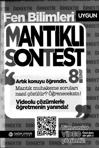 FEN BİLİMLERİ MANTIKLI SONTEST Fenomen Fotokopi - YKS - KPSS - ALES