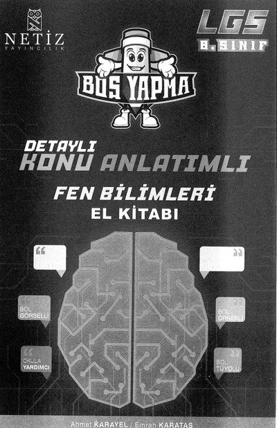 DETAYLI KONU ANLATIMLI FEN BİLİMLERİ EL KİTABI Fenomen Fotokopi - YKS - KPSS - ALES