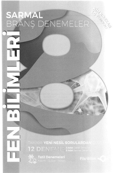 SARMAL BRANŞ DENEMELER FEN BİLİMLERİ 12 DENEME Fenomen Fotokopi - YKS - KPSS - ALES