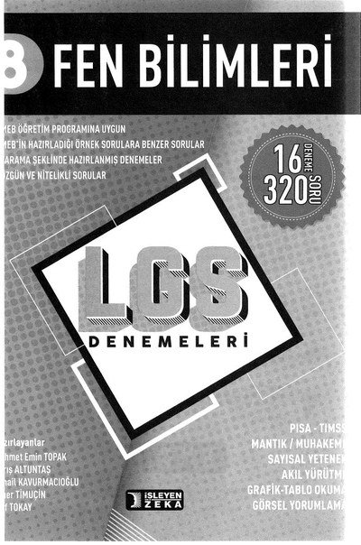 FEN BİLİMLERİ LGS DENEMELERİ Fenomen Fotokopi - YKS - KPSS - ALES