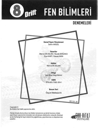 FEN BİLİMLERİ DENEMELERİ DRİFT