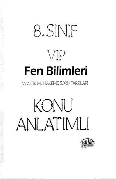 VIP FEN BİLİMLERİ KONU ANLATIMLI Fenomen Fotokopi - YKS - KPSS - ALES