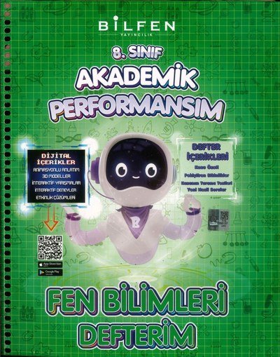 AKADEMİK PERFORMANSIM FEN BİLİMLERİ DEFTERİM Fenomen Fotokopi - YKS - KPSS - ALES