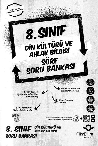 DİN KÜLTÜRÜ VE AHLAK BİLGİSİ SÖRF SORU BANKASI
