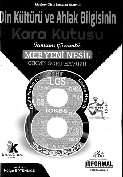 DİN KÜLTÜRÜ VE AHLAK BİLGİSİNİN MEB YENİ NESİL ÇIKMIŞ SORU HAVUZU Fenomen Fotokopi - YKS - KPSS - ALES