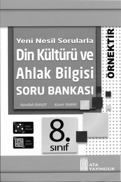 DİN KÜLTÜRÜ VE AHLAK BİLGİSİ SORU BANKASI Fenomen Fotokopi - YKS - KPSS - ALES
