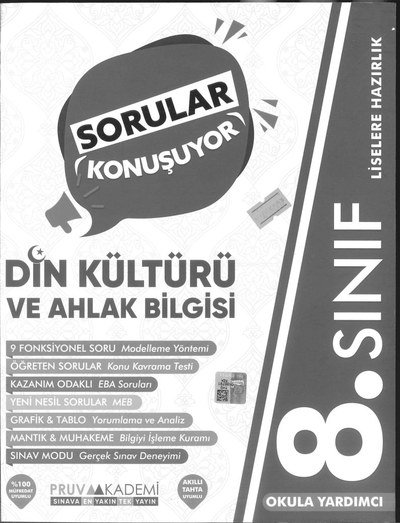 SORULAR KONUŞUYOR DİN KÜLTÜRÜ VE AHLAK BİLGİSİ Fenomen Fotokopi - YKS - KPSS - ALES