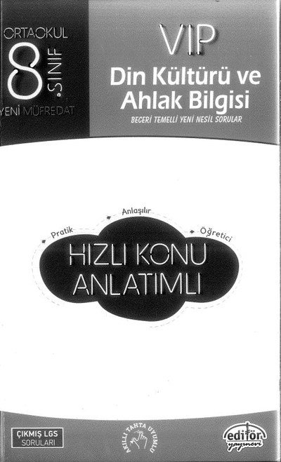 VIP DİN KÜLTÜRÜ VE AHLAK BİLGİSİ HIZLI KONU ANLATIMLI