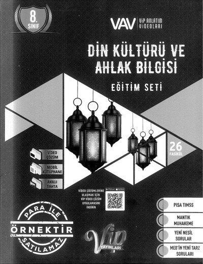 DİN KÜLTÜRÜ VE AHLAK BİLGİSİ EĞİTİM SETİ Fenomen Fotokopi - YKS - KPSS - ALES