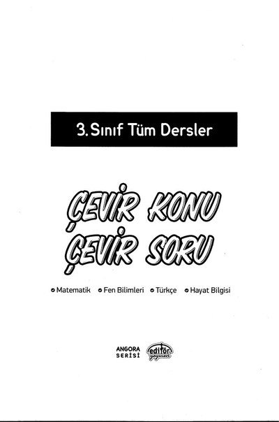 ÇEVİR KONU ÇEVİR SORU Fenomen Fotokopi - YKS - KPSS - ALES