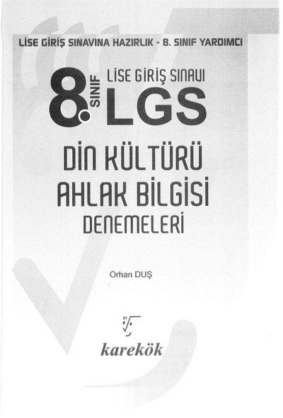 LGS DİN KÜLTÜRÜ VE AHLAK BİLGİSİ DENEMELERİ