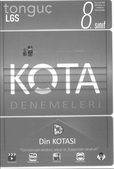 KOTA DENEMELERİ DİN KÜLTÜRÜ VE AHLAK BİLGİSİ