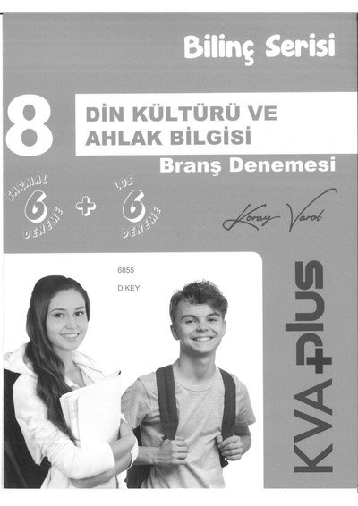 DİN KÜLTÜRÜ VE AHLAK BİLGİSİ BRANŞ DENEMESİ 6+6 BİLİNÇ SERİSİ Fenomen Fotokopi - YKS - KPSS - ALES