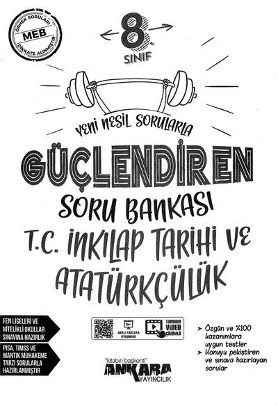 GÜÇLENDİREN T.C. İNKILAP TARİHİ VE ATATÜRKÇÜLÜK SORU BANKASI