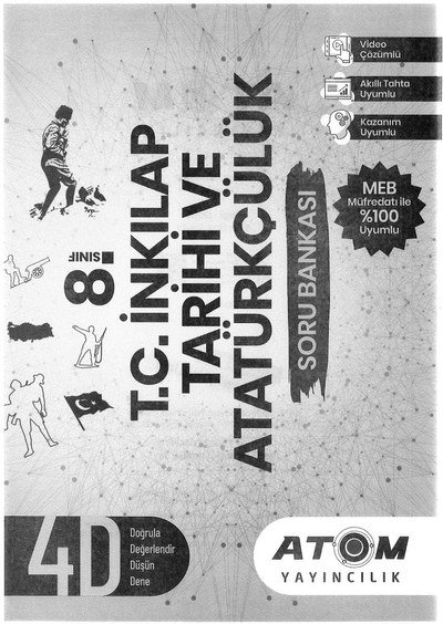 T.C. İNKILAP TARİHİ VE ATATÜRKÇÜLÜK SORU BANKASI Fenomen Fotokopi - YKS - KPSS - ALES